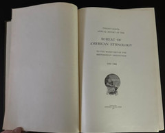 28th and 29th Annual Report of the Bureau of American Ethnology 1906-1908
