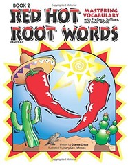 RED HOT ROOT WORDS: MASTERING VOCABULARY WITH PREFIXES, By Dianne Draze *VG+*