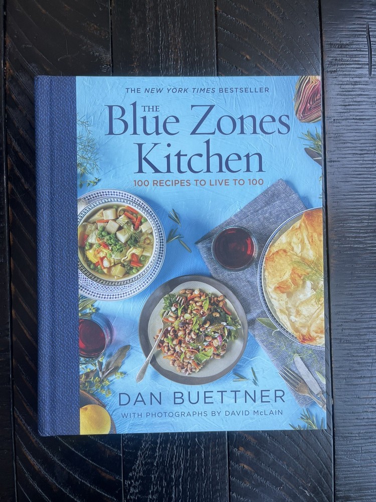 The Blue Zones Kitchen Hardcover by Dan Buettner Cookbook Mint condition