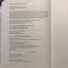 The Swerve : How the World Became Modern by Stephen Greenblatt (2011 First Ed.)