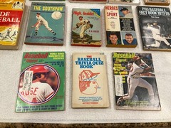 Vintage Baseball Books & Magazines Lot – 13 Mid-Century Titles (1940s-1970s)