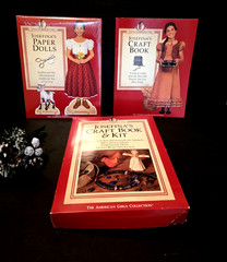 Pleasant Company Josefina Craft Kit w Pastimes Craft Book & SEALED Paper Dolls