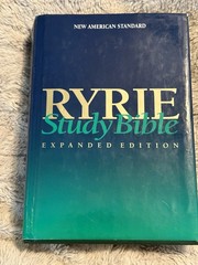 Ryrie Study Bible Expanded Edition NAS New American Standard Moody Hardcover