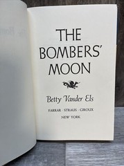 Vintage THE BOMBERS’ MOON by Betty Vander Els Very Good Condition