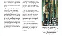 „Behind Bars” Gospel Tract- Evangelism – Biblical teaching $11.99 -3 x 4.5 in