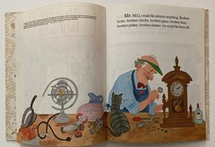 VTG Mr Bell’s Fixit Shop Little Golden Book 1981 Broken Doll Peltzman Battaglia