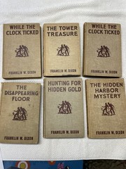 Lot of 6 Vintage Hardy Boys Books F. W. Dixon 1920s-30s-40s-50s Tweed Hardcover
