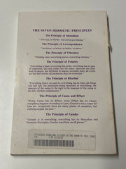 Kybalion: A Study of the – by Three Initiates; Copyright 1936, Republished 1988