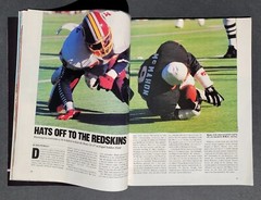 NEWSSTAND 1988 Sports Illustrated Minnesota VIKINGS Redskins SOONERS EX