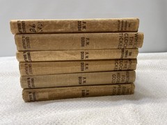 Lot of 6 Vintage Hardy Boys Books F. W. Dixon 1920s-30s-40s-50s Tweed Hardcover