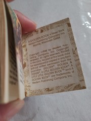 Little Golden Book The Three Bears Miniature 2.75 inches Square Vintage