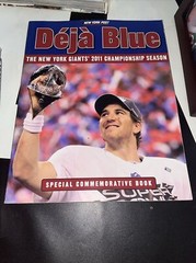 LINDYS SPORTS COLLECTORS EDITION 2011 NY GIANTS WORLD CHAMPIONS Deja Blue Book