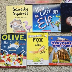 Lot of 35 Picture Books for Kids Boys Daycare Children MIX Bundle Space Science