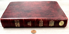 Kenneth Copeland Reference Bible 1972 RED HANDBOUND GENUINE LEATHER Red Letter