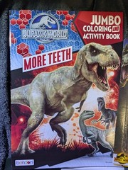 Jurassic World Coloring & Activity Book 80 pages! 2 Packs Of Crayons 8 Color Pen