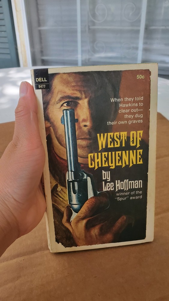 West of Cheyenne By Lee Hoffman Dell Publishing Western 1970 Paperback
