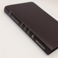 NIV Thinline Reference Bible (2002, Premium Bonded Leather) Burgundy W/Box