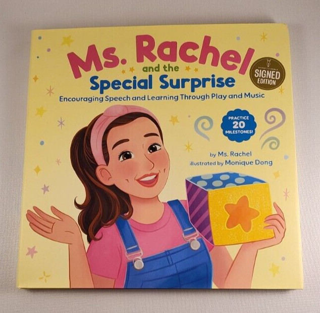 Ms. Rachel and the Special Surprise Signed Autograph Children’s Book Hardcover