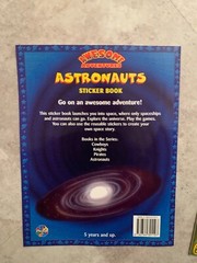2 Awesome Adventures Reusable Sticker Book – ASTRONAUTS & SAMURAI. Unused!