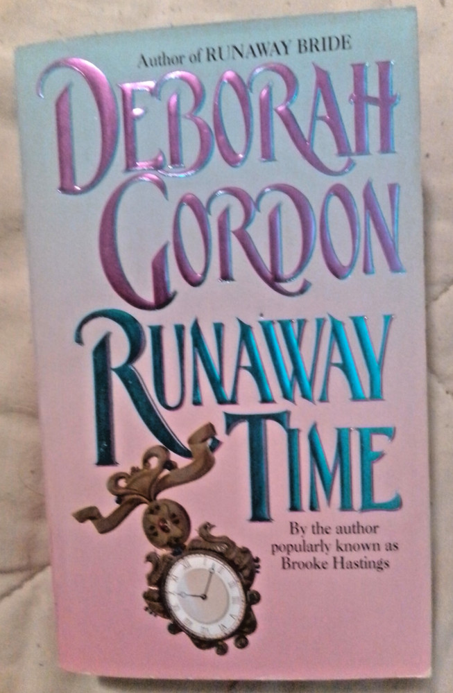 Runaway Time by Deborah Gordon (1995, Avon books first printing) vintage