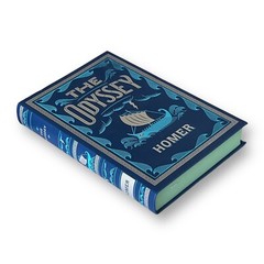THE ODYSSEY by Homer Soft Faux Leather Bound Brand Gift Collectible Deluxe Book