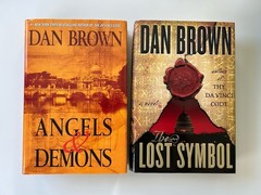 Dan Brown Robert Langdon Series Lot of #1-5 Hardcovers Da Vinci Code Inferno