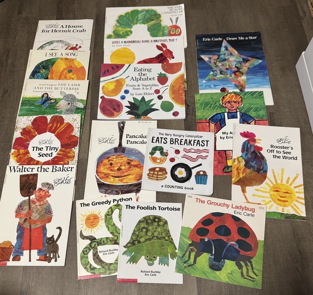 HUGE Eric Carle & Friends Children’s Picture Book Lot – 14 Books! Classics!