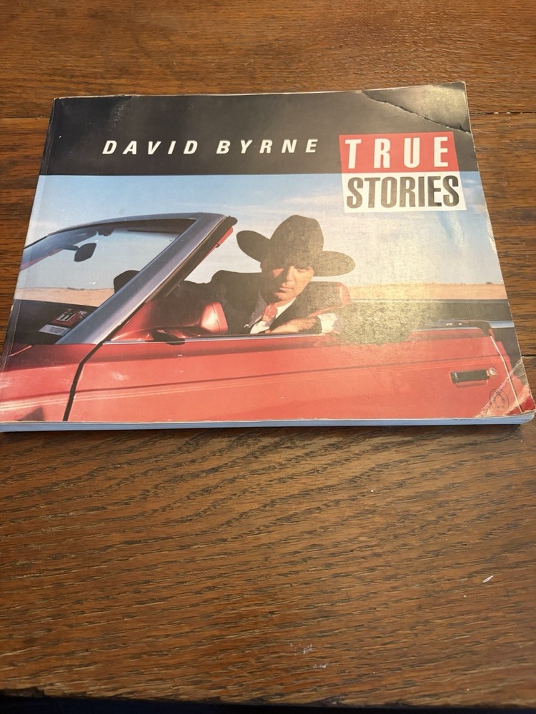 David Byrne True Stories Book Paperback 1986