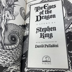 The Eyes of the Dragon by Stephen King 1987 True First Edition 1st Printing HCDJ