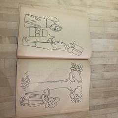 Holly Hobbie Nature Friend Coloring Book Vtg Aged Pages 1976 Slightly Distressed