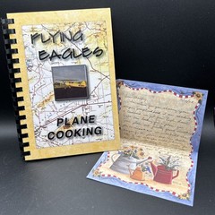 Flying Eagles Plane Cooking Cookbook 2005 Eagle Roost Air Park With Gift Letter