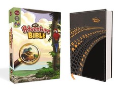 NKJV, Adventure Bible Soft leather-look Gray Full Color BRAND NEW in Shrink Wrap