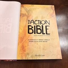 The Action Bible God’s Redemptive Story HC 2010 Sergio Cariello Illustrated
