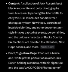 Jack Rosen Photographer Softcover Photography Book 80 Pages