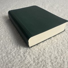 Russian Bible Small. Green Faux Leather Bound. Text Entirely In Russian 6x4x1”