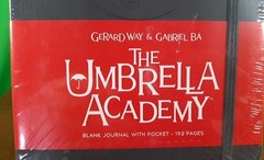 New „The Umbrella Academy” Blank Leather Bound Journal with Pocket 192 Pages