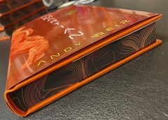 Andy Weir signed THE MARTIAN, deluxe edition, dust jacket cover, 1st/1st