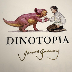 SIGNED! 1992 First Edition Dinotopia: A Land Apart from Time James Gurney Book
