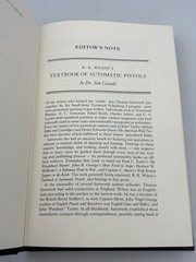 Textbook Of Automatic Pistols By Wilson Special Edition Leather Bound HC