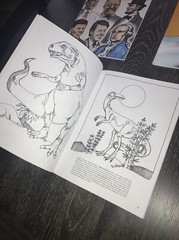 3 NEW DOVER COLORING BOOKS The Dinosaur, Prehistoric Mammals, American President