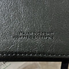 The Holy Bible King James Larger Print Black Italian Duo-Tone Zondervan Boxed
