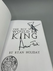 The Boy Who Would Be King SIGNED by Ryan Holiday – Hardcover 2020 Stoic
