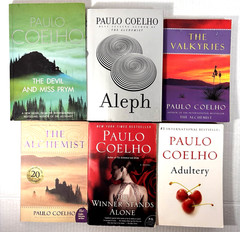 Lot 6 Books Paulo Coelho Alchemist Adultery Aleph Valkyries Devil Prym Winner
