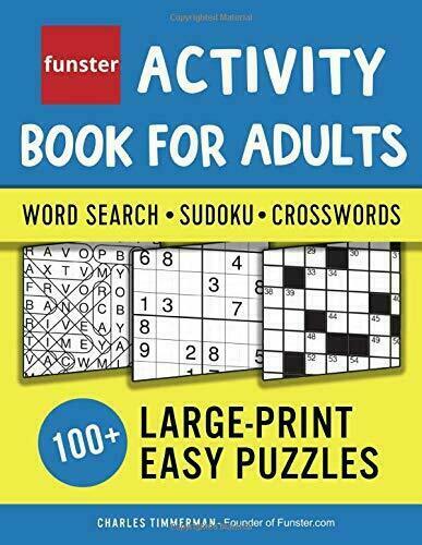 FUNSTER ACTIVITY BOOK FOR ADULTS – WORD SEARCH, SUDOKU, By Charles Timmerman