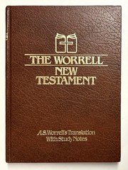 Worrell New Testament by A. S. Worrell 1980 Hardcover Gospel Publishing House