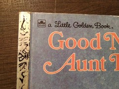 A Little Golden Book – Good Night, Aunt Lilly