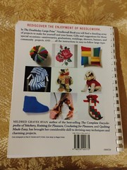 Doubleday Large Print Needlecraft Book by Mildred Graves Ryan ~ 1999 Paperback