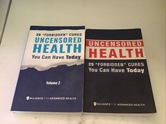 Uncensored Health 25 „Forbidden” Cures You Can Have Today Paperback Lot of Two
