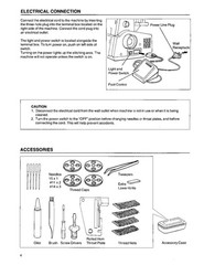 E-Z LOCK EZ100 Serger Instruciton Manual – STEEL WIRE BOUND – PROTECTIVE COVERS