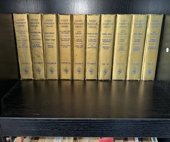 Golden Harlequin Library – Complete 10‑Volume Set (Vintage Gold Cloth, 1970)